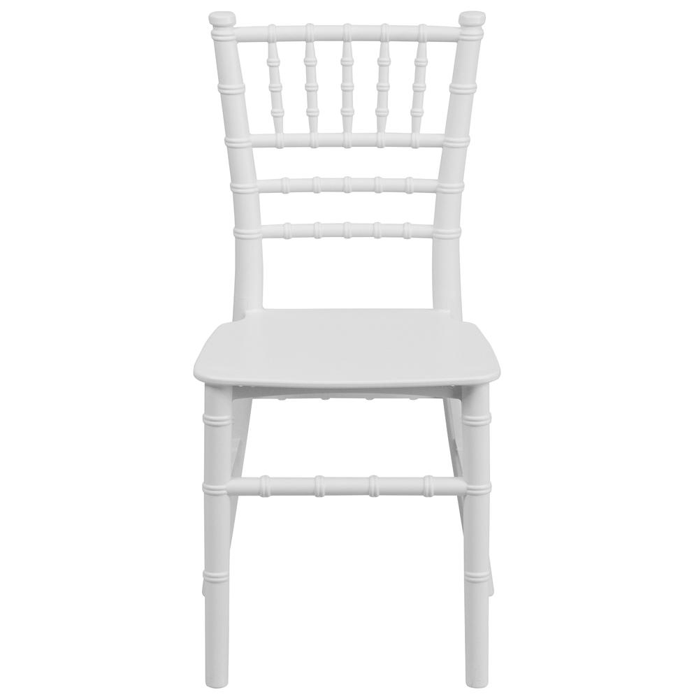 Kids' White Resin Chiavari Chair: Ideal for Events & Home