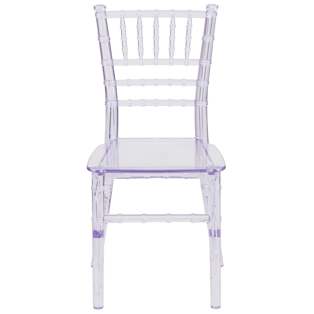 Charming Kids Crystal Transparent Chiavari Chair - Perfect for Elegant Events and Young VIPs!