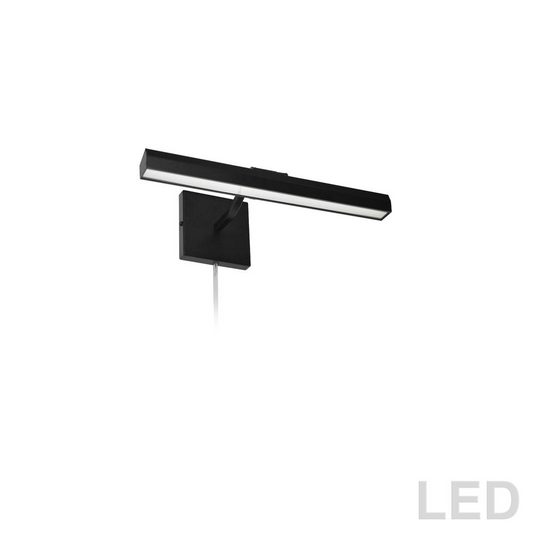 20W Picture Light, MB, Frosted Glass - Sleek and Elegant Lighting for Artwork