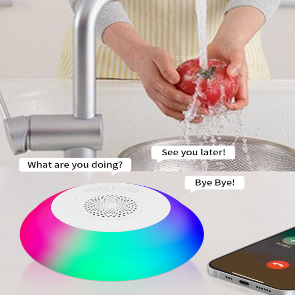 Flotilla Bluetooth Floating Speaker – Waterproof, LED, & Dual Pairing