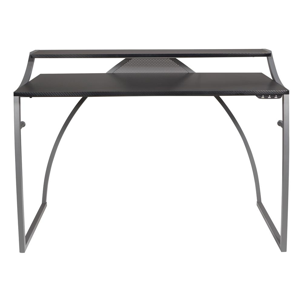 Alpha Battlestation Gaming Desk in Black Finish, ALP25-BLK