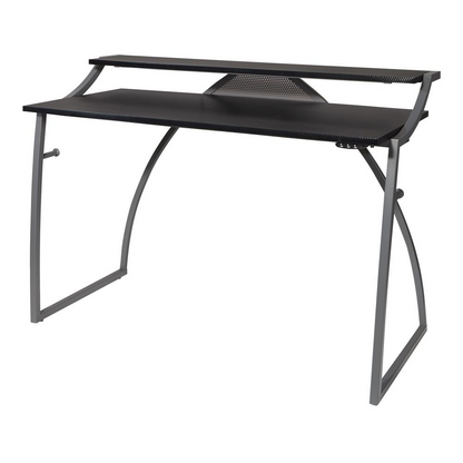 Alpha Battlestation Gaming Desk in Black Finish, ALP25-BLK