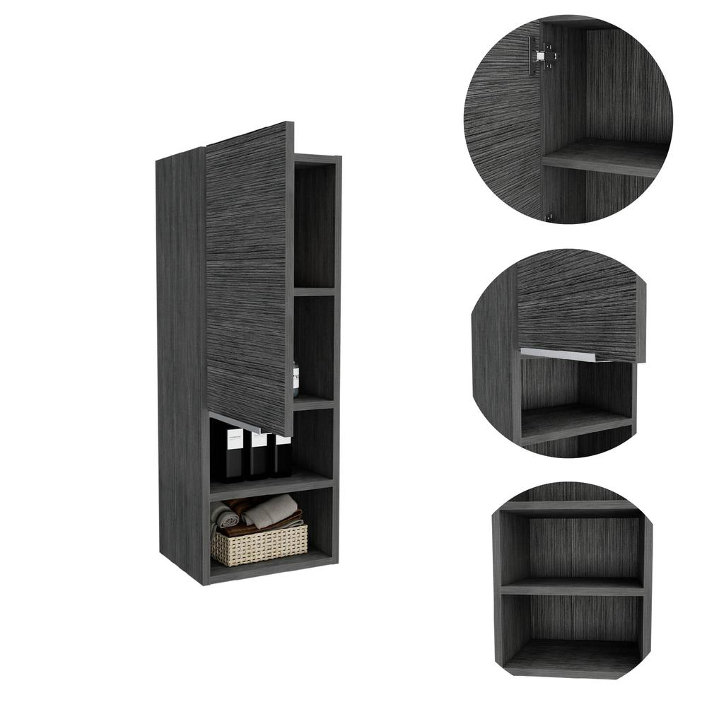 Savona Bathroom Cabinet - Smoky Oak | Modern Design | Durable & Stylish