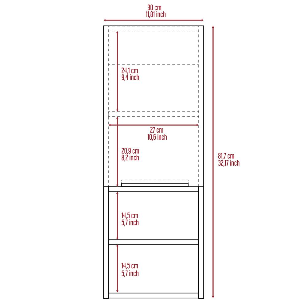 Savona Bathroom Cabinet - Smoky Oak | Modern Design | Durable & Stylish