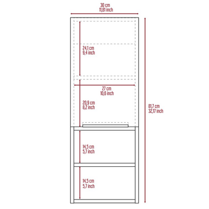 Savona Bathroom Cabinet - Smoky Oak | Modern Design | Durable & Stylish