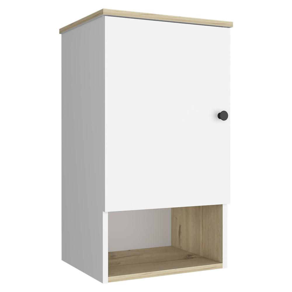 Arya Medicine Cabinet - Light Oak - White | Modern and Minimalist Bathroom Storage