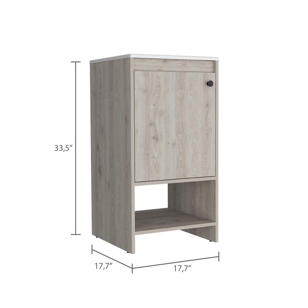 Braavos Bathroom Vanity - Light Grey | Stylish and Functional | Free Standing Design