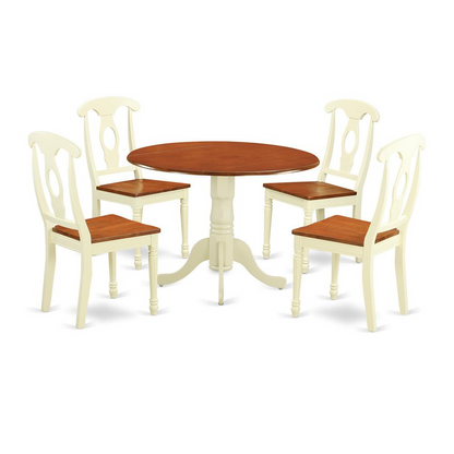 Stylish and Functional 5 PC Dining Set - Dining Table and 4 Dining Chairs - Navarrete Furniture