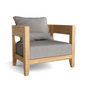 Coronado Deep Seating Armchair - Premium Unfinished Teak Design | Outdoor Patio Furniture