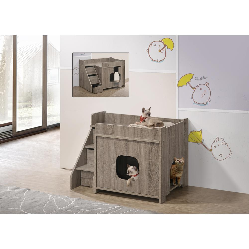 Cat Pet House - Dark Taupe | Functional and Spacious Cat House