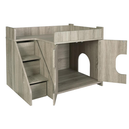 Cat Pet House - Dark Taupe | Functional and Spacious Cat House