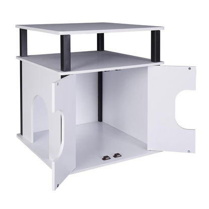 Pet Bedside Table - White