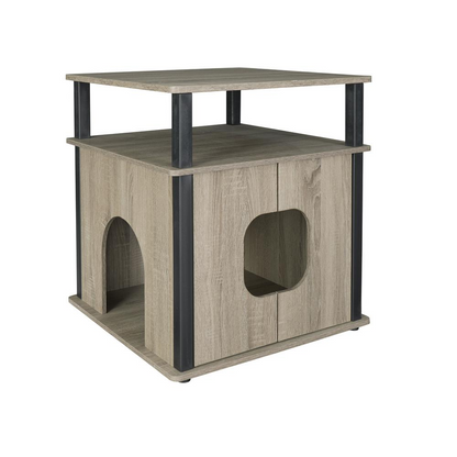 Pet Bedside Table - Dark Taupe | Stylish and Functional | Itsy Pet End Table