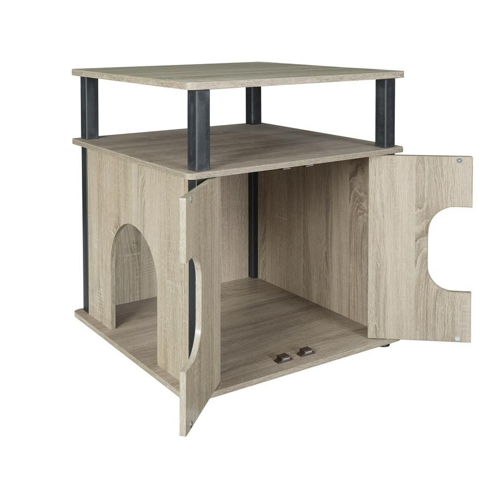 Pet Bedside Table - Dark Taupe | Stylish and Functional | Itsy Pet End Table