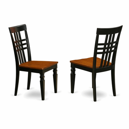 5  PC  Kitchen  Tables  and  chair  set  with  a  Kenley  Dining  Table  and  4  Kitchen  Chairs  in  Black  and  Cherry