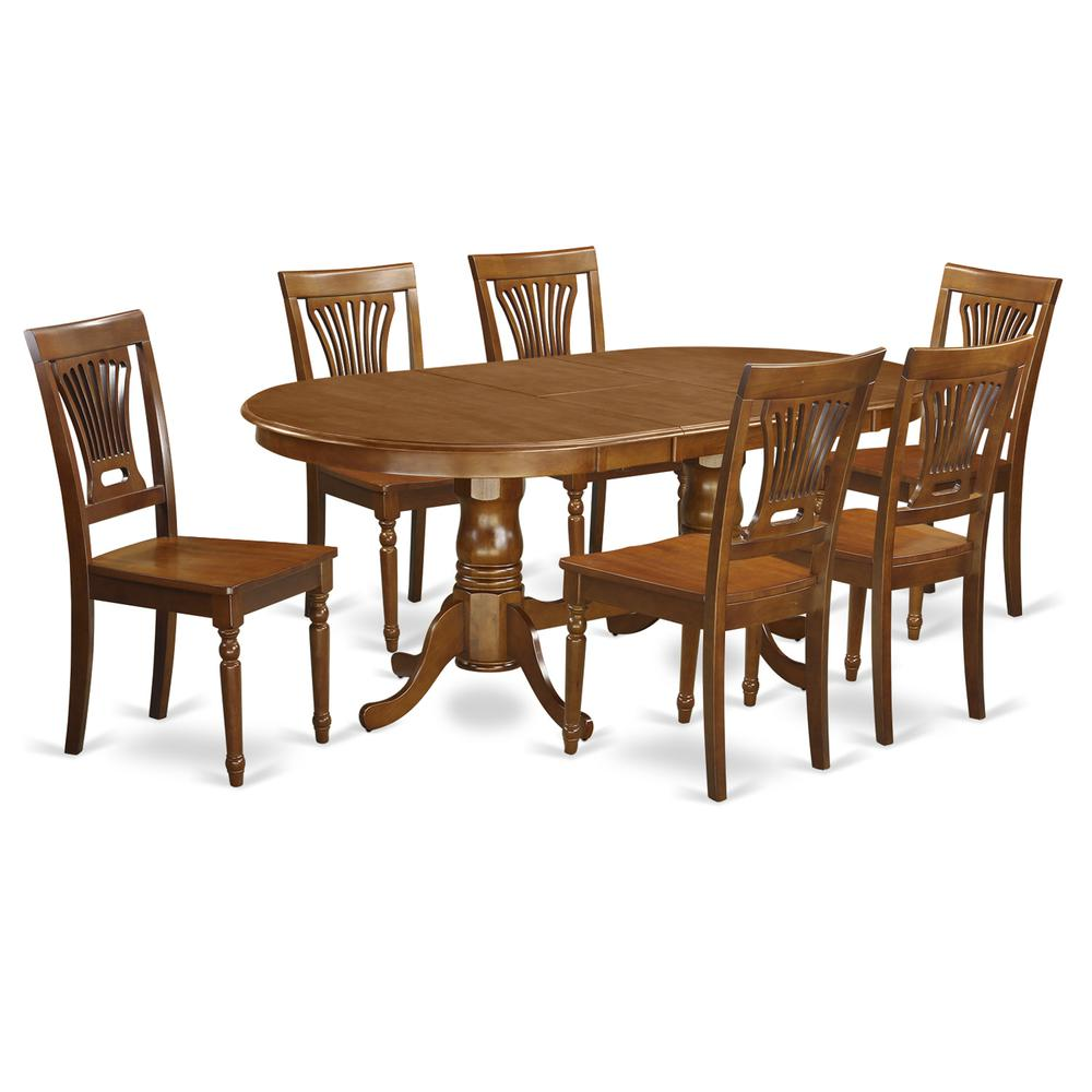 7 PC Dining Room Set - Dining Table and 6 Dining Chairs - Navarrete Furniture