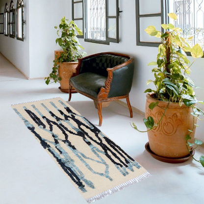 IKAT Malayta Casper Kilim Rug - Handwoven Colorful Rug for Stylish Interiors