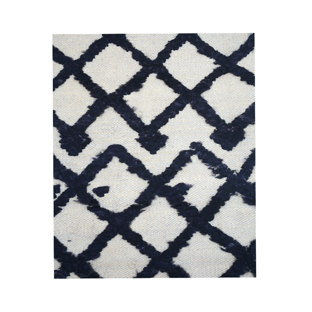 IKAT Scandinavian Moroccan Kilim Rug - Handmade, Colorful, and Attractive