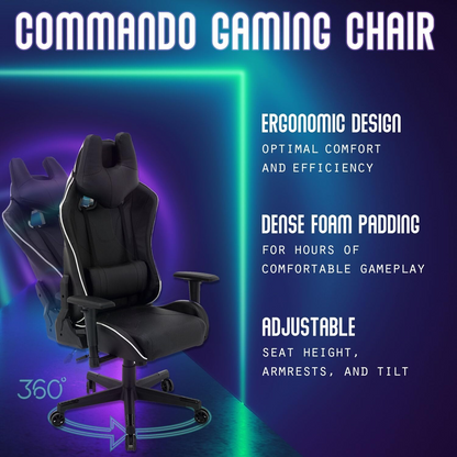 Commando Gas Lift, 2-Tone Gaming Chair