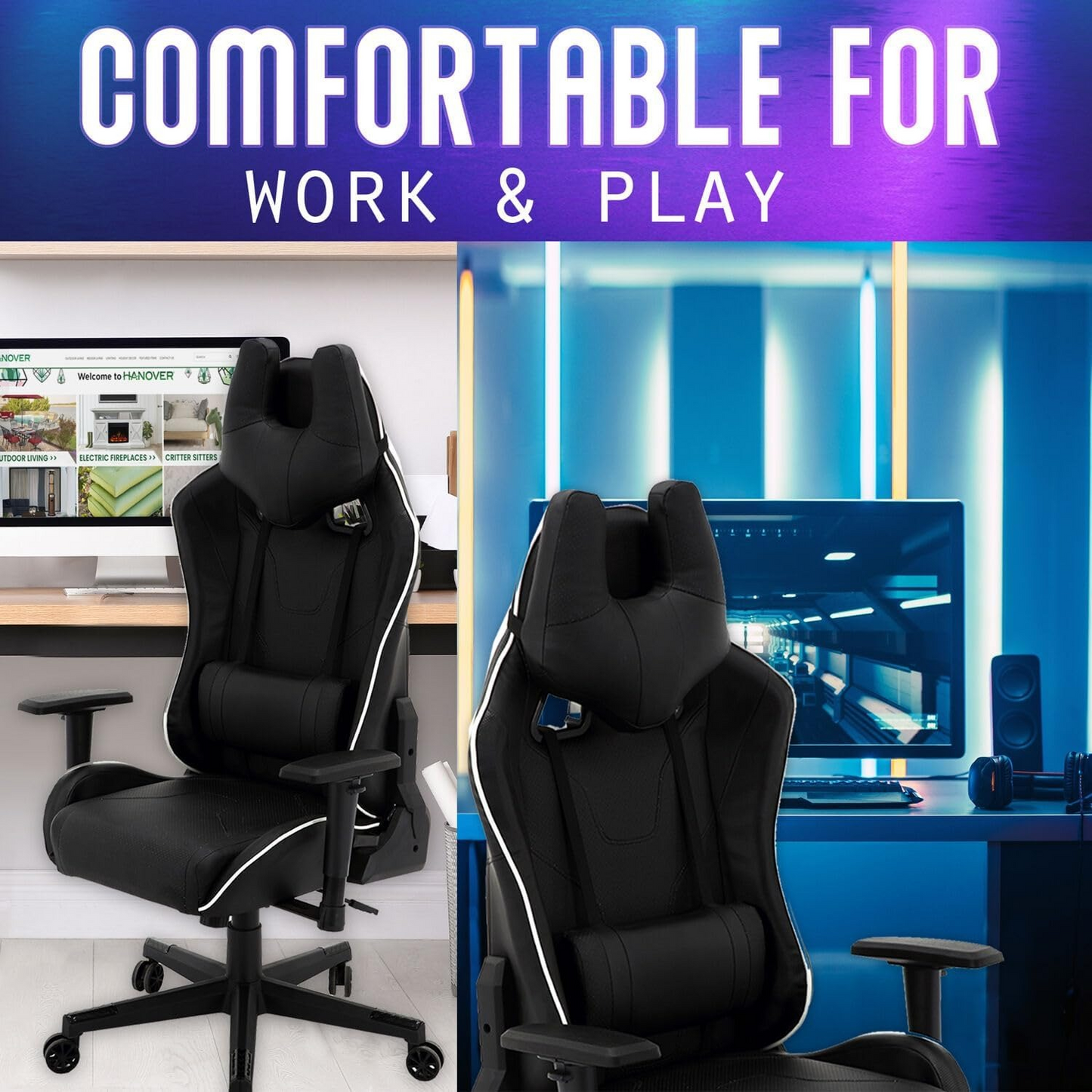 Commando Gas Lift, 2-Tone Gaming Chair