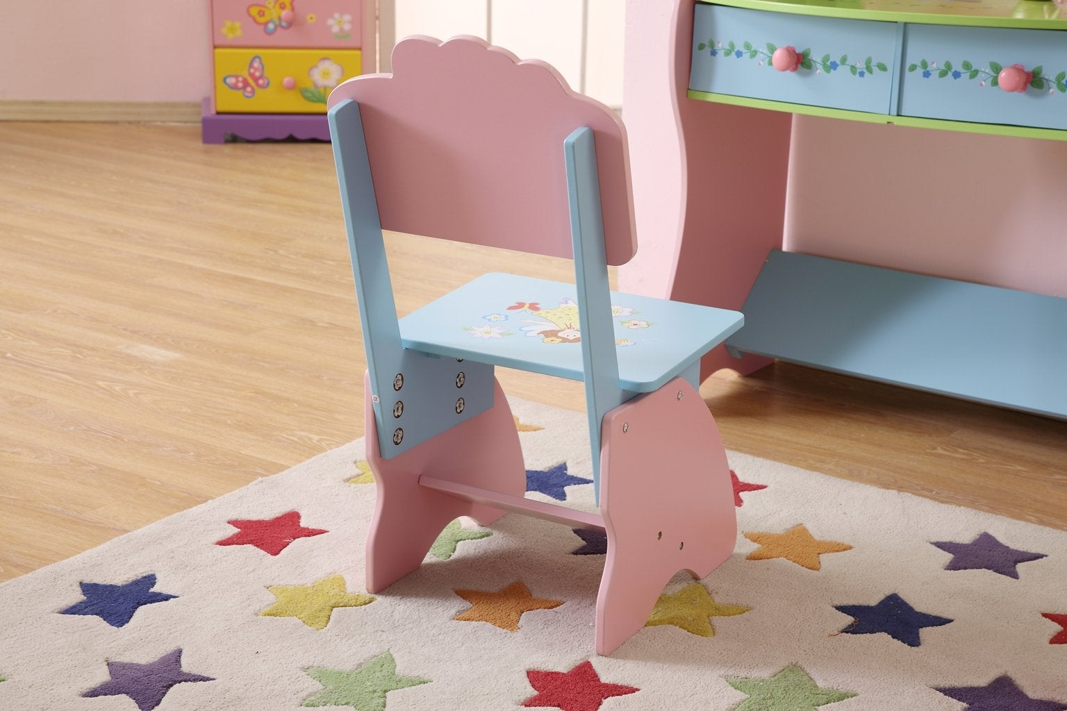 Kids Dressing Table - Modern Dressing Table with Chair - Navarrete Furniture