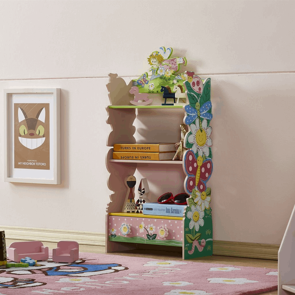 Children's Painted Bookshelves - Bookshelf with Drawers 🌈📚