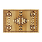 Southwestern 2' x 3' Brown Area Rug - Geometric Pattern | Stain and Water Resistant