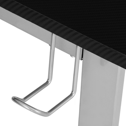 Techni Sport Warrior L-Shaped Gaming Desk, Black - Enhance Your Gaming Experience