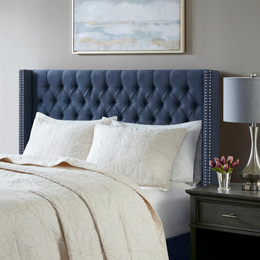 Amelia King Headboard | Elegant Tufted Design | Vintage Look - Enhance Your Bedroom