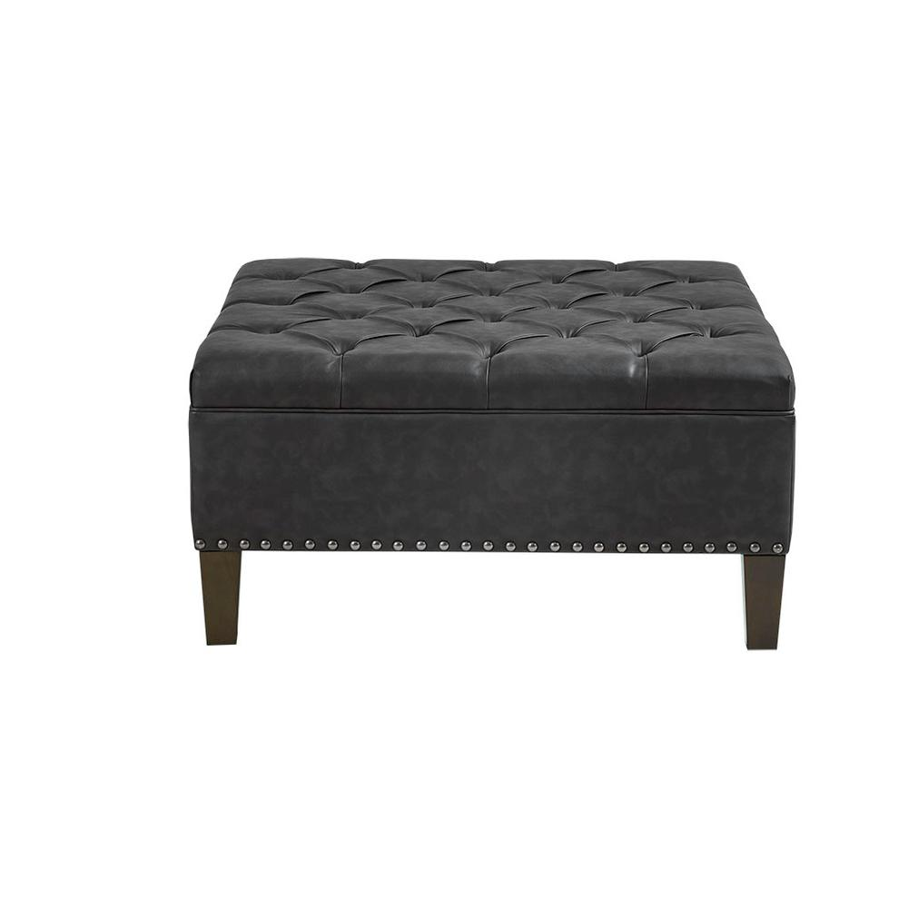 Madison Park Lindsey Tufted Square Cocktail Ottoman - Elegant Upholstery