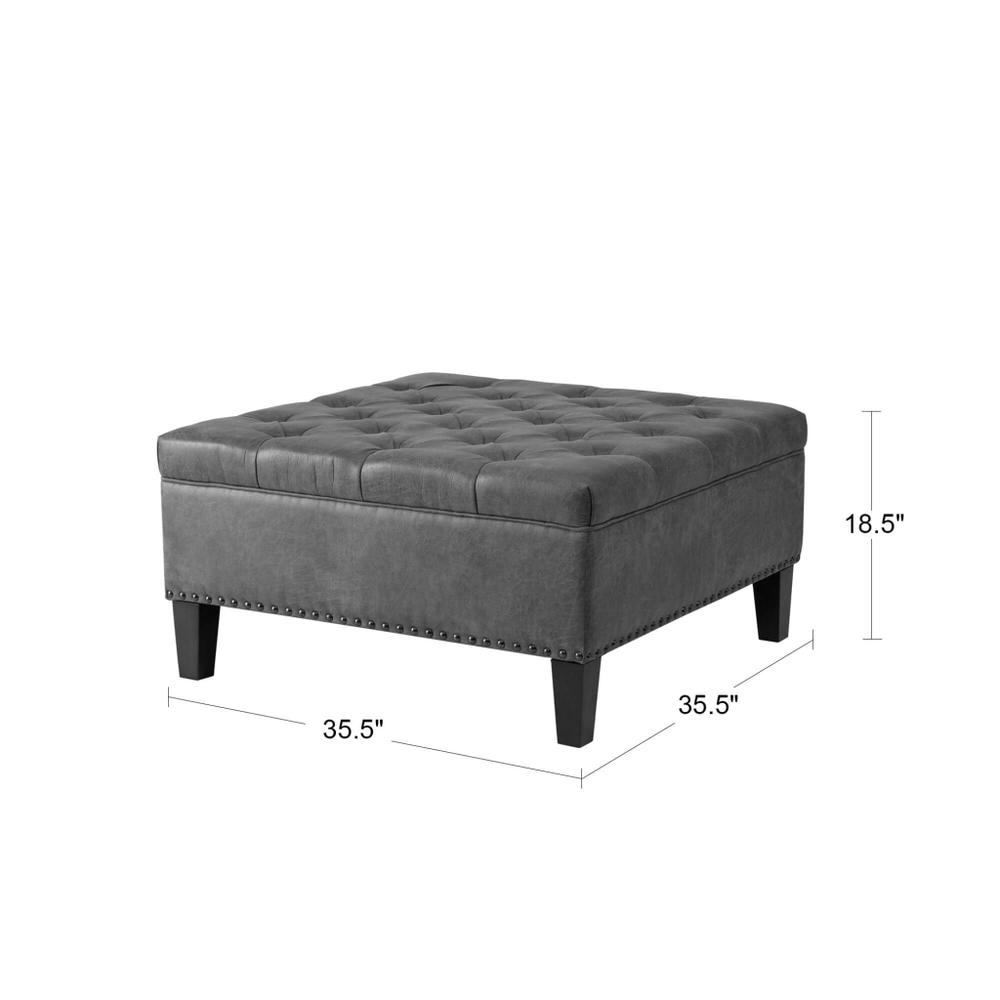 Madison Park Lindsey Tufted Square Cocktail Ottoman - Chic and Sophisticated