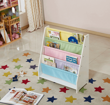 Children's  Small White Bookshelf - Modern White Bookshelf 📚✨