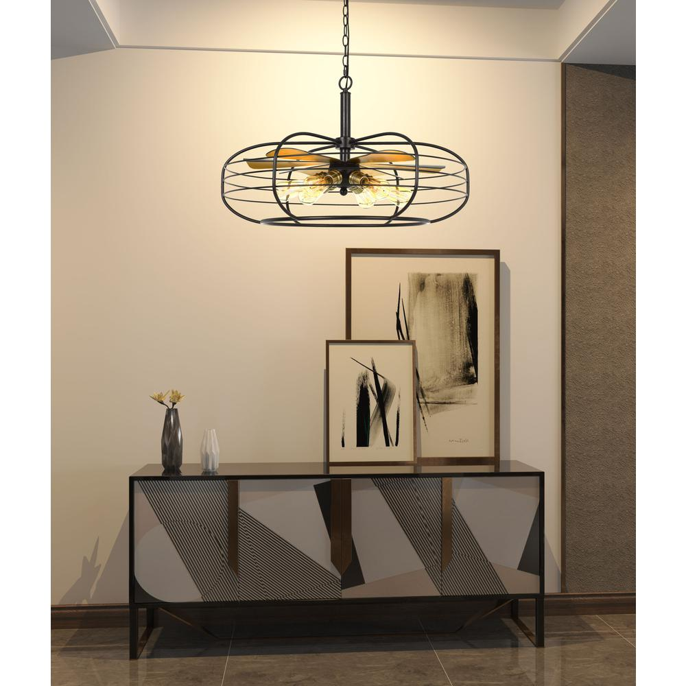 Margo 60W X 6 Metal Chandelier - Industrial Style Lighting