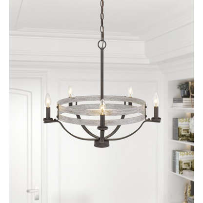 60W X 5 Brig Metal Chandelier - Elegant Lighting Fixture for Any Room