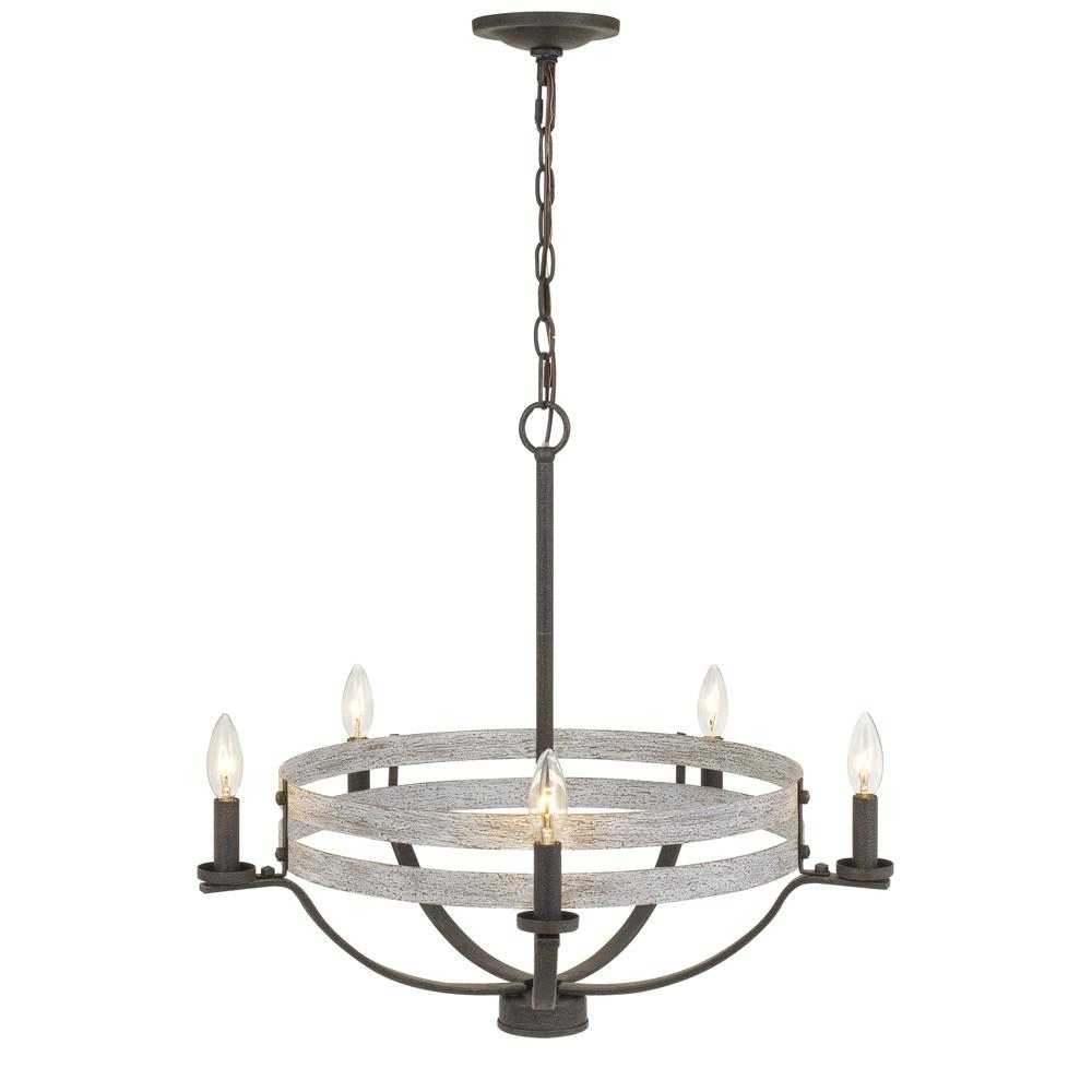 60W X 5 Brig Metal Chandelier - Elegant Lighting Fixture for Any Room