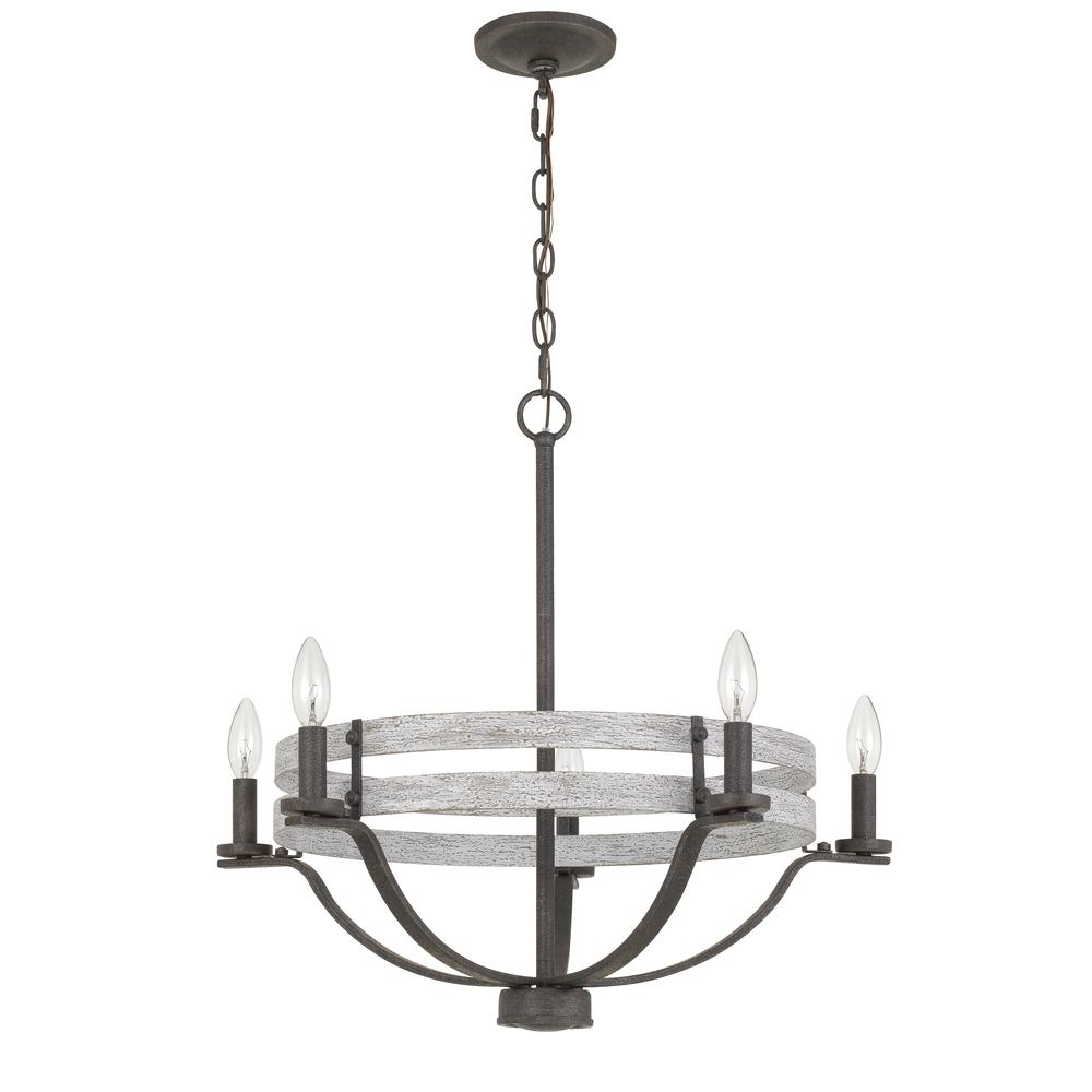 60W X 5 Brig Metal Chandelier - Elegant Lighting Fixture for Any Room