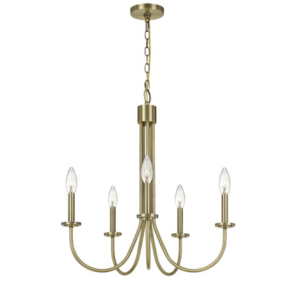 60W X 5 Spiez Metal Chandelier - Elegant Lighting Fixture for Any Space