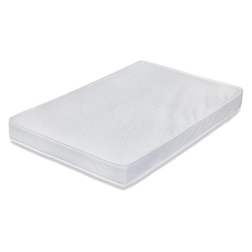 3" Waterproof Mini/Portable Crib Mattress Pad with Easy to Clean Cover for LA Baby Non-Full Size Cribs