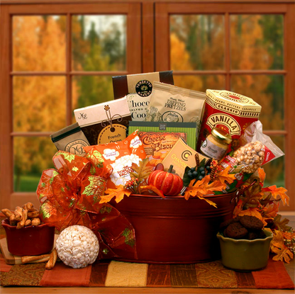 The Tastes of Fall Gourmet Gift Basket- Thanksgiving gift basket - Fall gift basket