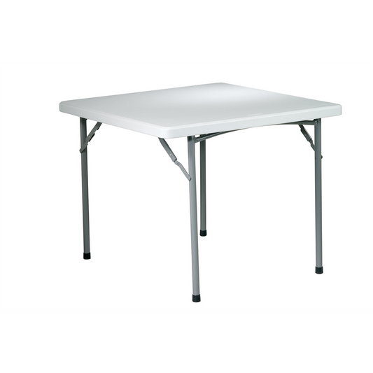 36" Square Resin Table - Durable, Lightweight, and Stylish