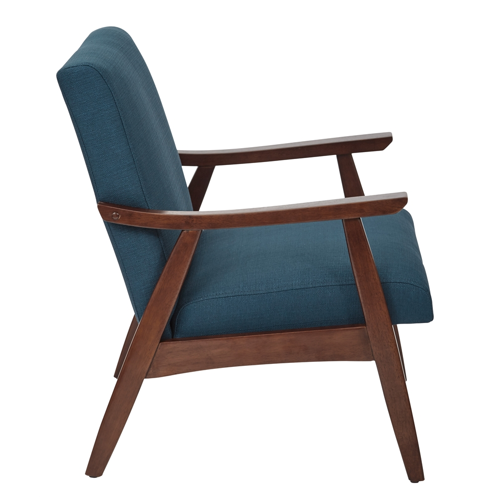 Davis Chair - Mid-Century Modern Armchair | Easy Care Fabric