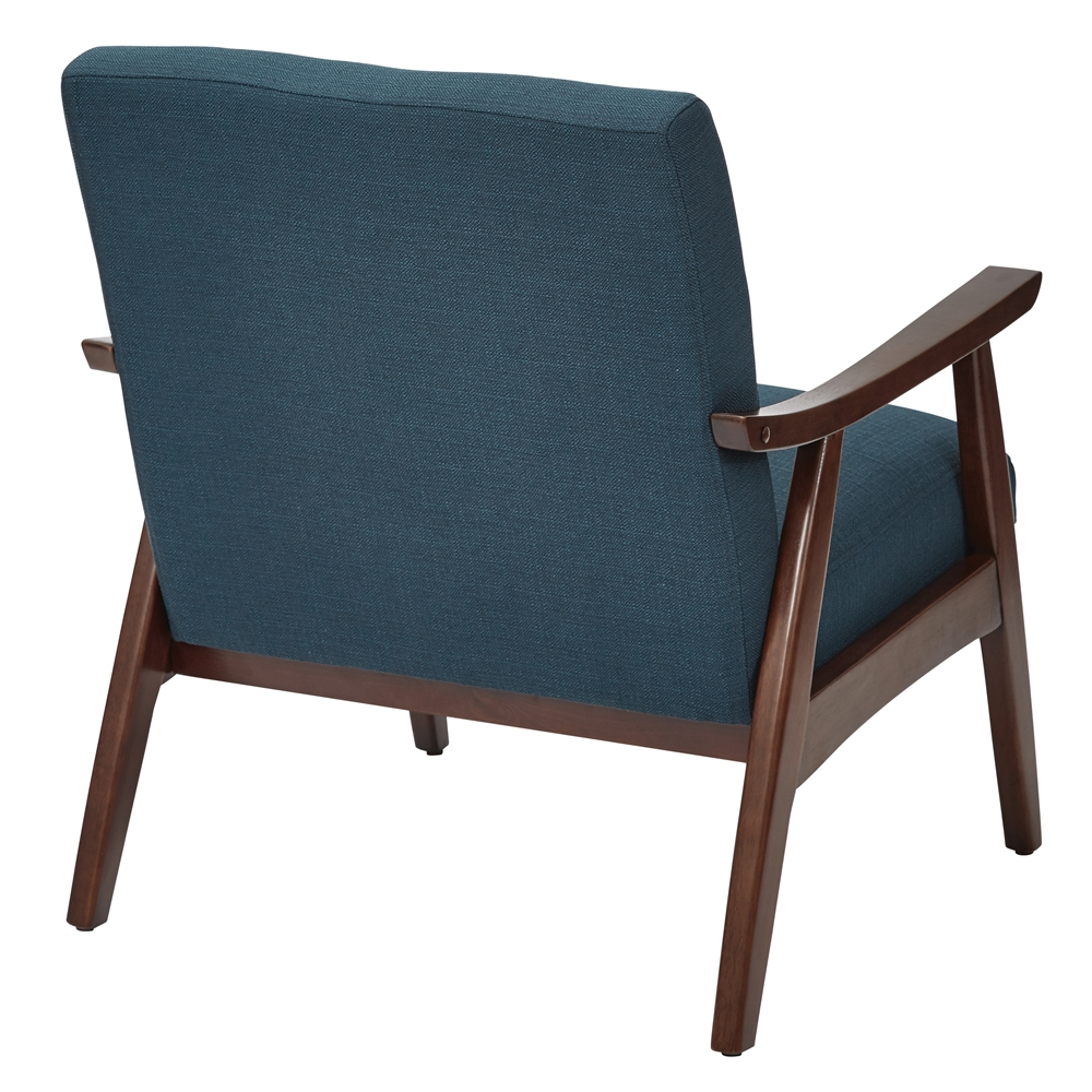 Davis Chair - Mid-Century Modern Armchair | Easy Care Fabric