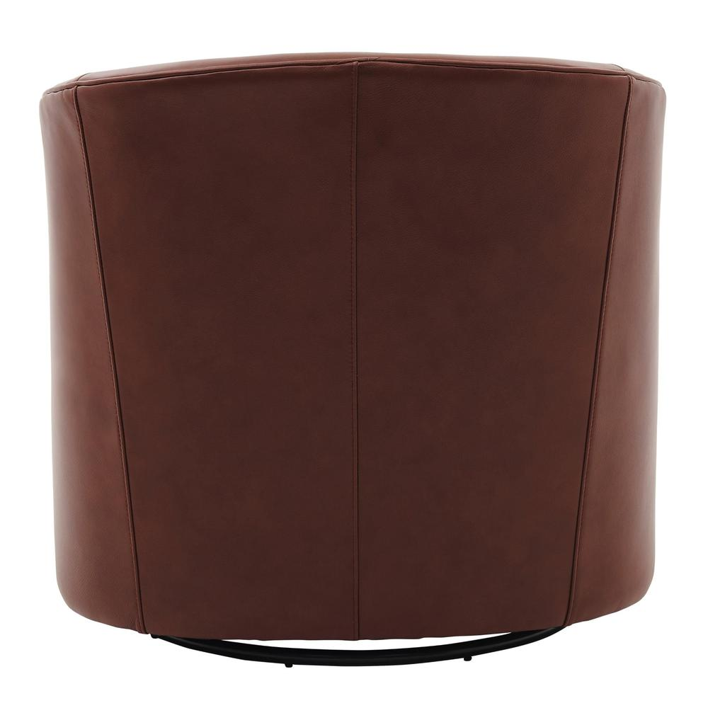 Walsh Top Grain Leather Swivel Chair - Modern Contemporary Chair