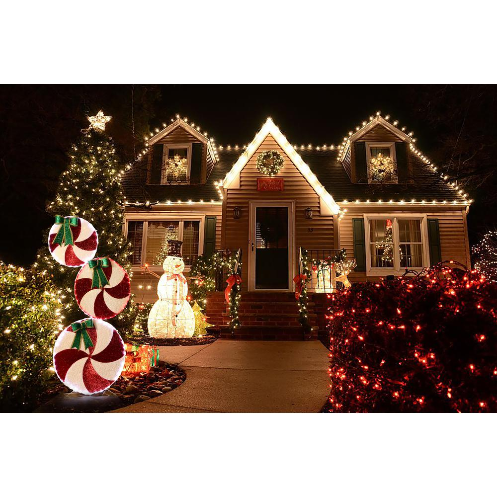 Peppermint Candy Christmas Lighted LED Indoor Outdoor Holiday Decoration